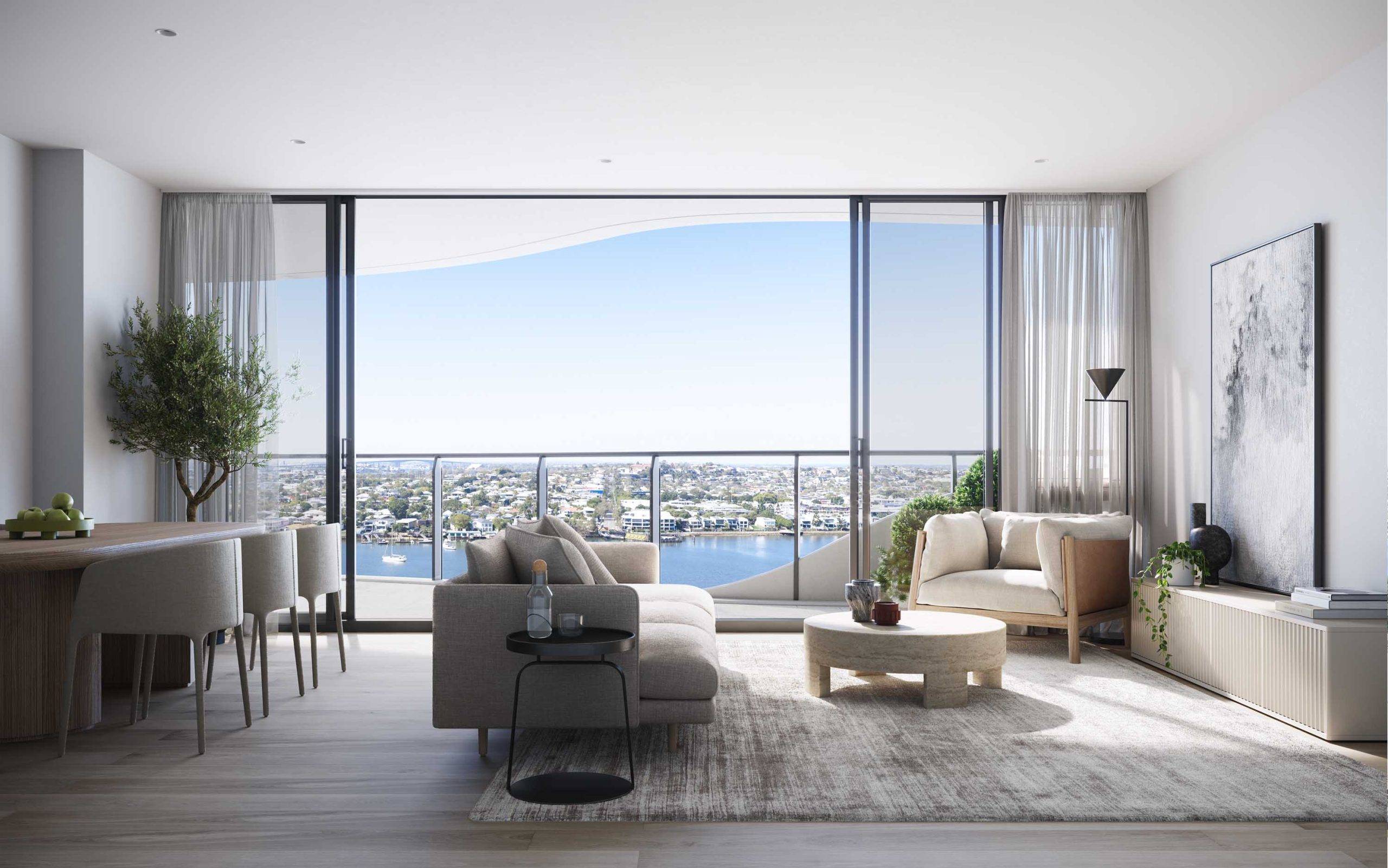 Queens Riverside Interior Quay Waterfront | Luxury Riverside Residences Brisbane